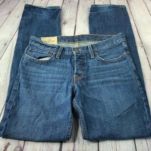 Hollister Slim Straight Jeans Button Fly Sz 30x30